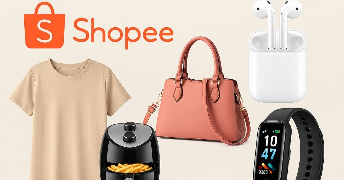 como achar vídeos de produtos da shopee