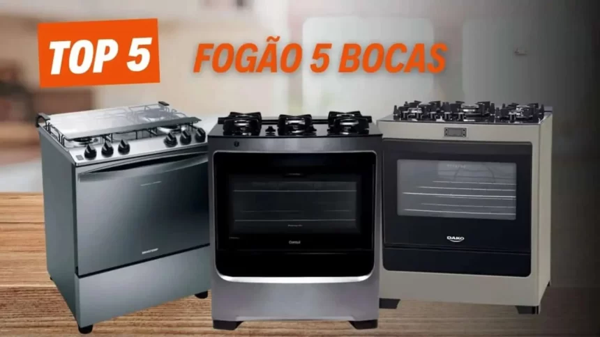 Melhores Fogões de 5 Bocas de 2025 Guia Completo de Compra DICAS E LUGARES