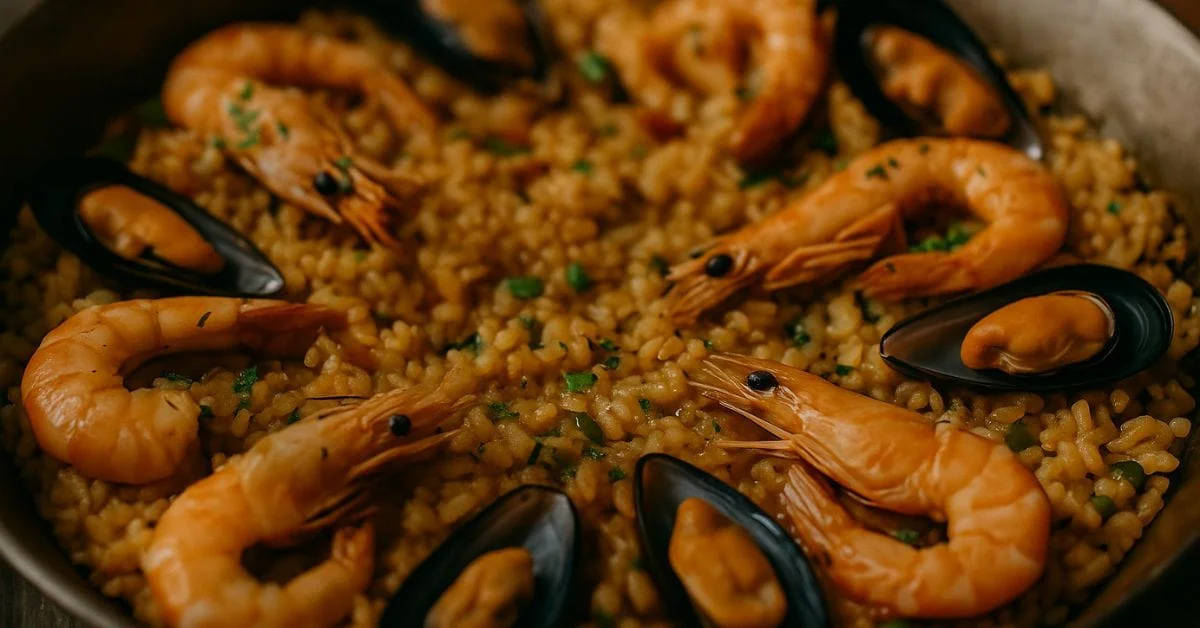 Mesa com moqueca fumegante no Restaurante da ponte, um dos melhores restaurantes em Cabo Frio em 2025.