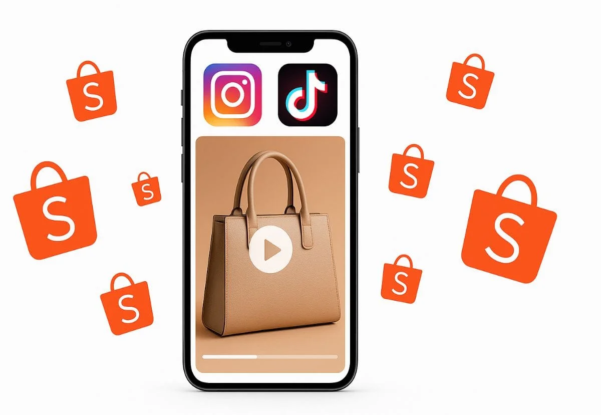 Como usar vídeos da Shopee para vender mais no Instagram e TikTok em 2025