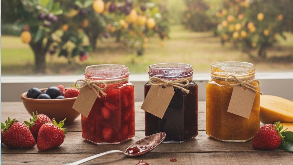 geleia de frutas